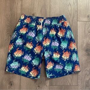 J. Crew Crewcuts Boys Size 12 Sea Turtle Swim Trunks